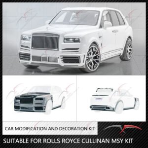 Suitable for Rolls Royce Cullinan MSY kit front bumper assembly, side skirts, rear bumper assembly carbon fiber body decoration
