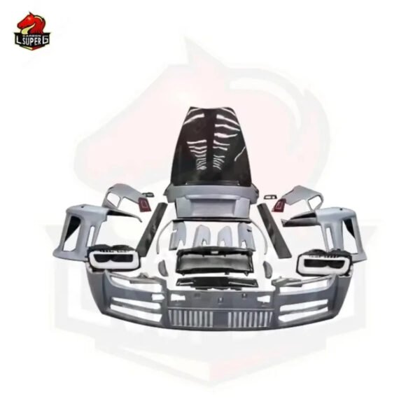 Rolls-Royce Phantom Luxury M Style Body Kit: Front, Rear Bumpers, Hood - Image 7