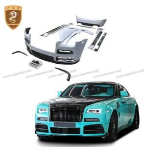 MSY Style Carbon Fiber Mix Fiberglass Car Bumper Grilles Front Fenders Bodykit For Rolls Royce Wraith / Dawn Body Kit