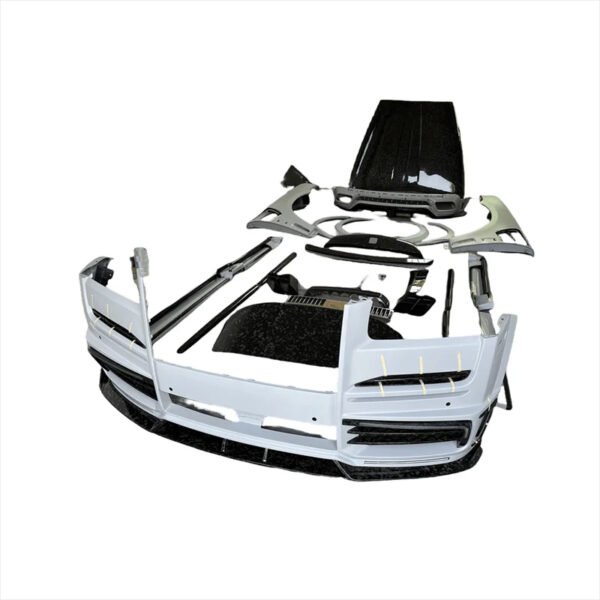 For Rolls Royce Cullinan Bumper Assembly Side Skirts Rear Spoiler Body Kit 2.5 MSY Dry Forged Carbon Body Kit - Image 2
