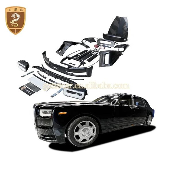 Carbon Fiber Car Rear Bumper Diffuser Body Kit For Roll Royce Phantom 8Th Generation Old Style Upgrade To New - Image 2