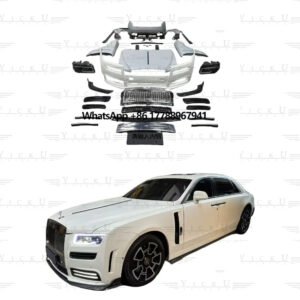 YICKU High Quality Auto Part for Rolls-Royce Ghost Upgrade Msy Body Kit Front Lip Side Skirt Rear Diffuser Dry Carbon Fiber