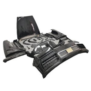 Forged dry carbon fiber body kit front bumper side skirt hood fender spoilers for Rolls-Royce Cullinan upgrade M Style bodykit