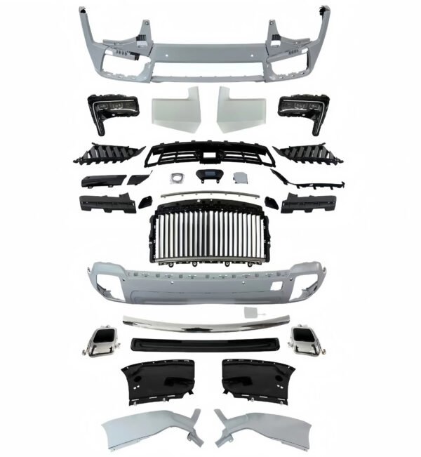 2025 Black Badge Full Body Kit for 17-24 Rolls Royce Cullinan Facelift New Generation Old to New BB Style PP Material - Image 2