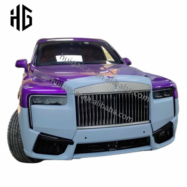New Arrival Car Front Bumper With Headlights Body Kit Old Version Upgrade New Facelift Body Kit for Rolls-Royce Cullinan 2019 - Image 3