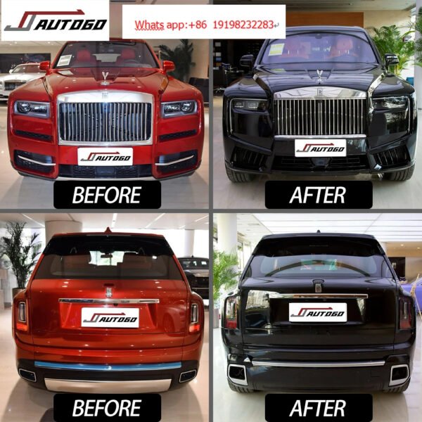 Factory Refit retrofit Body Kit For Rolls-Royce Cullinan 2018 2019 2020 2021 2022 2023 2024 Black Badge Upgrade to 2025 - Image 3