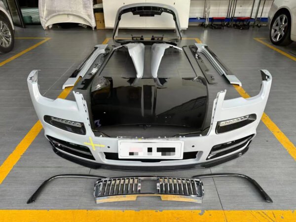 MSY Style Carbon Fiber Mix Fiberglass Car Bumper Grilles Fenders Canard Spoiler Wing Bodykit for Rolls Royce Wraith Body Kit - Image 3