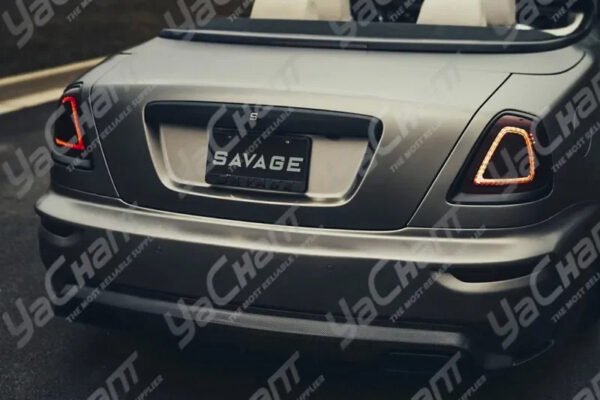 Full/Portion Carbon Fiber Body Kit Fit For2015-2019 Wraith Dawb Black Sails Style Bumper Side Skirts Trunk/Roof Spoiler - Image 4