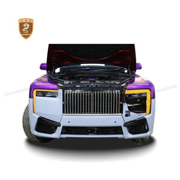Old To New Body Kit For Rolls Royce Cullinan ABS Include Front Bumper Head Light Rear Bumper Fenders Main Grille PP Bodykit - Image 4