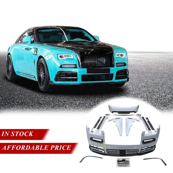 MSY Style Carbon Fiber Mix Fiberglass Car Bumper Grilles Front Fenders Bodykit For Rolls Royce Wraith / Dawn Body Kit - Image 4