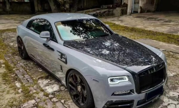 MSY Style Carbon Fiber Mix Fiberglass Car Bumper Grilles Fenders Canard Spoiler Wing Bodykit for Rolls Royce Wraith Body Kit - Image 4