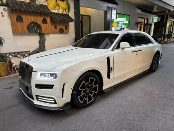 YICKU High Quality Auto Part for Rolls-Royce Ghost Upgrade Msy Body Kit Front Lip Side Skirt Rear Diffuser Dry Carbon Fiber - Image 5