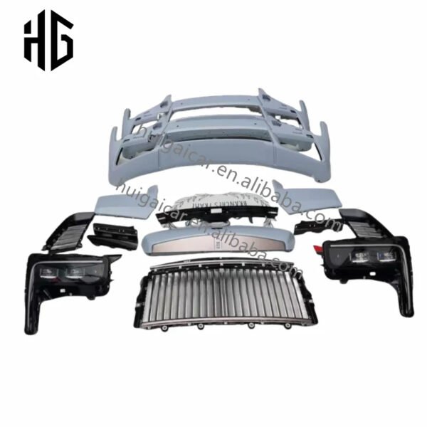 New Arrival Car Front Bumper With Headlights Body Kit Old Version Upgrade New Facelift Body Kit for Rolls-Royce Cullinan 2019 - Image 5