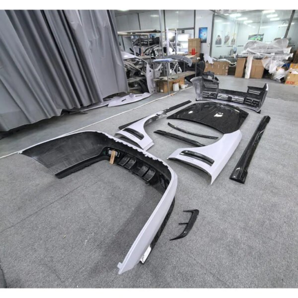 Factory high-quality modified M-type bulk carbon fiber body kit front bumper cover suitable for Gust - Image 5