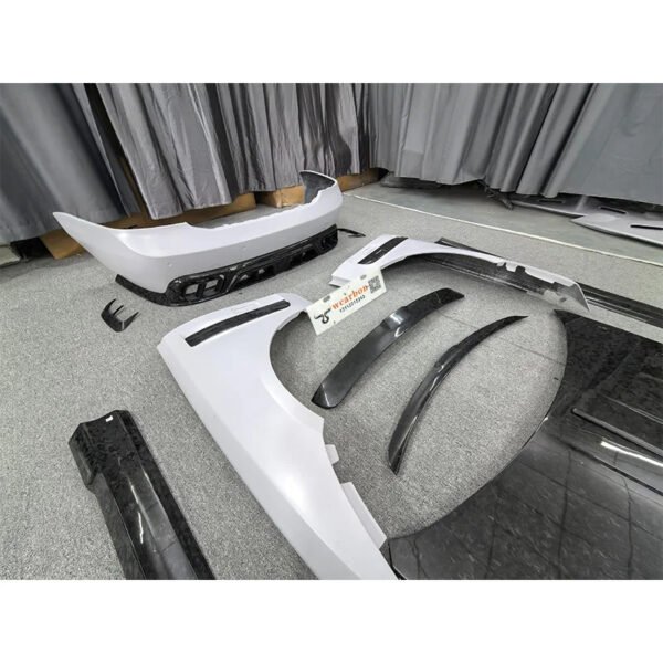 Factory high-quality modified M-type bulk carbon fiber body kit front bumper cover suitable for Gust - Image 6