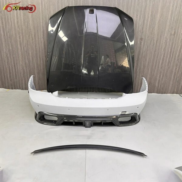 MSY Style Half Dry Carbon Fiber Body Kit With Front Bumper Fender Hood Rear Bumper For Rolls Royce Ghost 2020+ - Image 7